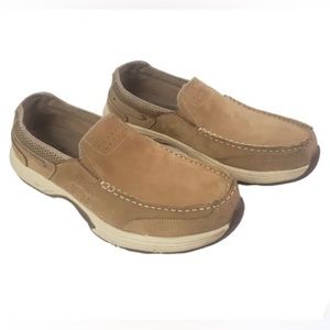 World Wide Sportsman Slip On Boat Deck Shoes Nuback Leather Men’s Size 12